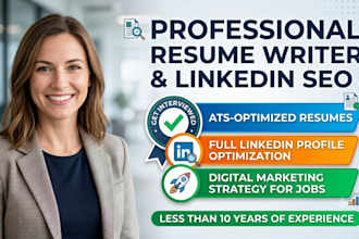 write your resume, CV, and linkedin using digital marketing