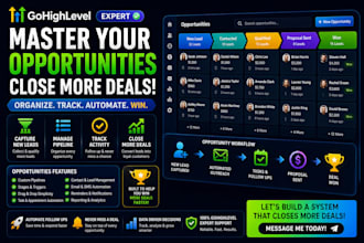 build a gohighlevel opportunity