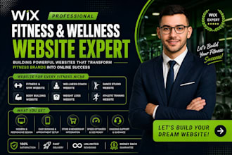 wix fitness,wellness coach,body building,wix weight loss dance studio website