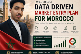 build a data driven market entry plan for morocco