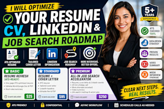 optimize resume CV linkedin and job search roadmap for remote jobs and online