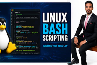 build linux automation scripts using bash and python