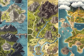 create custom fantasy maps for you