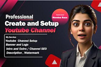 create and setup youtube channel
