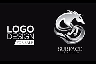make a custom logo design with source files included