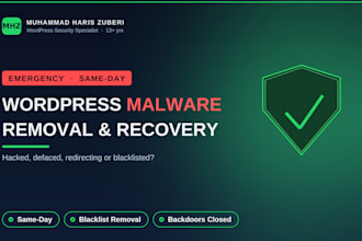 remove malware and recover your hacked wordpress site