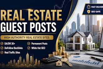 publish your article on high authority real estate websites