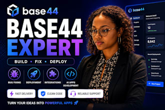 base44 expert base44 bug fixing expert base44 deployment