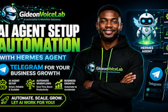 do ai agent  setup automation with hermes agent  telegram for business growth
