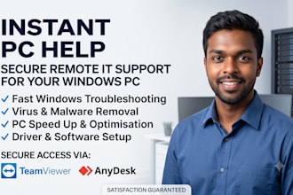 fix windows 10, 11 issues, computer repair, and remote IT support