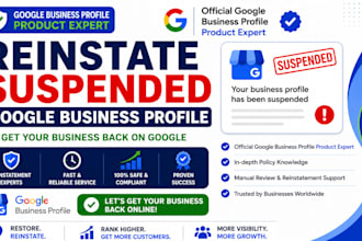 reinstate suspended google business profile and fix gmb suspension