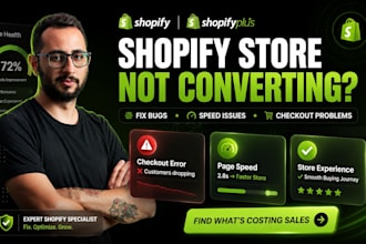 fix shopify errors shopify bugs shopify checkout fix shopify speed shopify cro