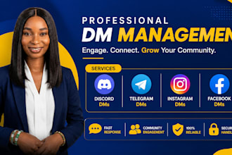 manage discord dms, telegram dms, instagram dms, and facebook dms