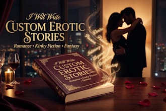 write custom erotic stories, romance and kinky fiction