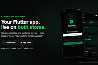 publish your flutter app to google play and the app store