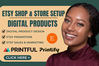 design etsy digital product etsy shop etsy store setup for digital products