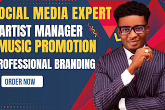 be your social media manger, artist manager and branding