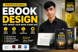 design your ebook cover and book interior layout