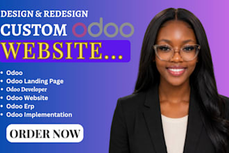 design odoo website, odoo CRM and odoo erp