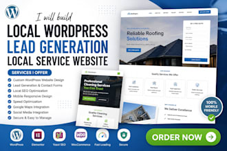 build local wordpress lead generation local service website