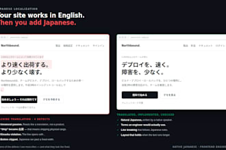 localize your website into japanese