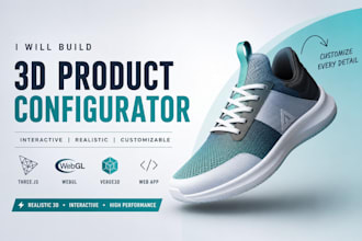 build 3d product configurator interactive website threejs web app webgl verge3d