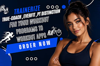 upload workout plan on trainerize, everfit ,ptdistinction, trainerize mobile app
