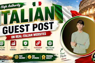 publish guest posts on high authority italian websites with dofollow backlink