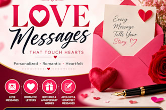 write personalized love messages