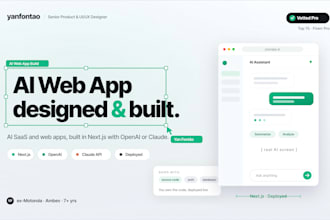 design and build your ai web app in next js with openai or claude