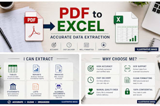 extract data from PDF to excel with high accuracy