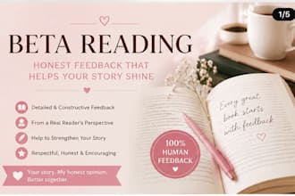 read your unfinished book and give honest