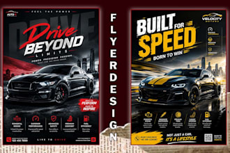 design modern bike event and racing posters