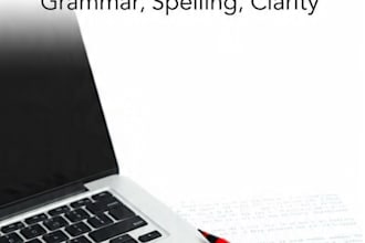 proofread and edit your document for grammar and clarity
