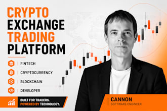 develop a crypto exchange cryptocurrency  trading platform  blockchain  fintech