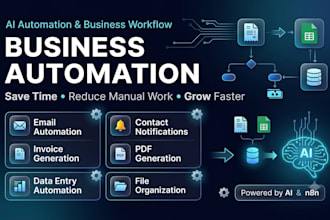 automate emails, invoices, pdfs, data entry and file organization