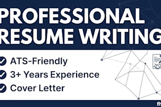be your professional ats resume writer and cv designer