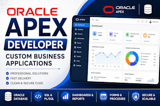 develop custom oracle apex applications