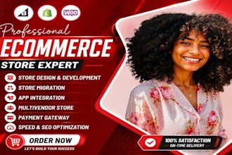 design bigcommerce online store woocommerce ecommerce website online shop