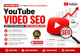 professional youtube SEO expert video keyword ranking