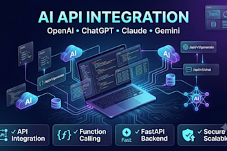 integrate openai, chatgpt, claude or gemini API