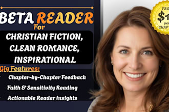 be your sensitivity reader beta reader for christian fiction and clean romance