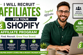 recruit affiliates for your shopify affiliate program