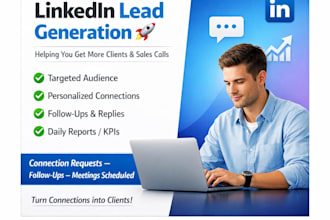 your linkedin outreach expert to connect, follow up, and book b2b sale