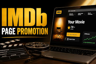 do imdb page promotion, increase movie visibility, and improve starmeter rankin