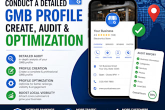 conduct a detailed gmb profile create audit and optimization