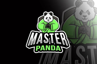 do modern panda logo for apparel and fashion brands