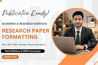 format your research paper for journal submission standards