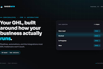 set up and automate your gohighlevel CRM