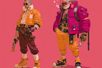 draw cyberpunk scifi futuristic art